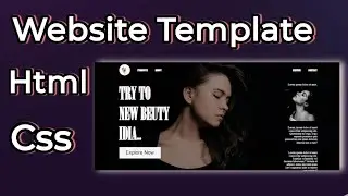 How To Make  Animated Web  Page Step by Step |Webpagewith Html Css