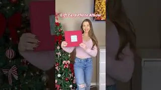 GIFT CARD PHOTO ALBUM 🪪🎁 This is a great Christmas present idea for anyone! 