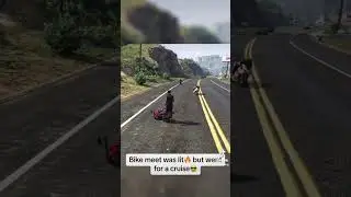 GTA5 bike meet was lit