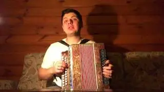 Песня «Тёмная ночь» на гармони