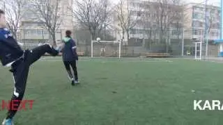 the best crossbar challenge!!!try to lough!