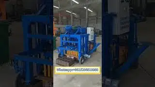 new automatic movable cement concrete hollow block laying machine