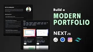 Build a modern portfolio using NextJS, Shadcn, MagicUI and Flowbite