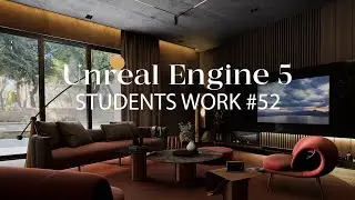 Student's work #52 in Unreal Engine 5 | Interior in Unreal Engine at ARHI.TEACH graphics school