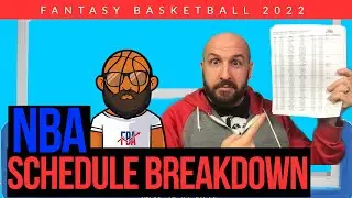 NBA Fantasy Basketball 2021 - 2022 Full Season Schedule - Fantasy Basketball Analyzer