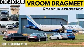 Drive to VROOM DragMeet |Day-01| Coimbatore to Hosur,Most Fun filled Drive Vlog