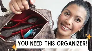 LOUIS VUITTON SPEEDY 30 SAMORGA BAG ORGANIZER FIRST IMPRESSIONS | Michelle Orgeta