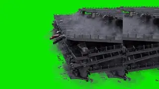 Parking High Angle -09 - Building  Destroy -Crush_  Green Screen -24  - 4K   Google Drive Link