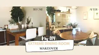 Extreme Small Dining Room Makeover