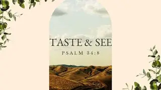 Taste & See // Psalm 34:8