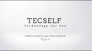 WebFlux OAuth2.0 Login Using Facebook