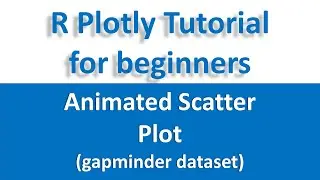 R Plotly Tutorial | Animated Scatter Plot | Plotly in R