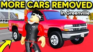MORE CARS HAVE BEEN REMOVED FROM GREENVILLE!
