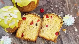 IN JUST 1 HOUR!Kulich with CREAM Without Proofing the Dough!CREAM Kulich Delicate Sweet Moist