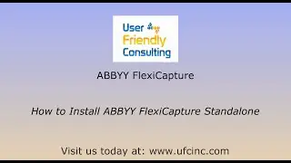 ABBYY FlexiCapture Standalone Installation