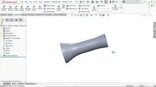 Solidworks Surface Tutorial 5: How to use Boundary Surface