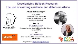 Decolonising EdTech Research: The use of existing evidence and data from Africa