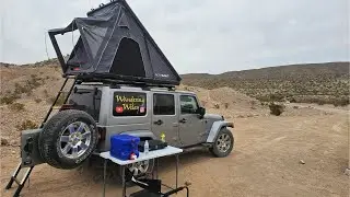 On the road in a #rooftoptent