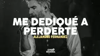 Alejandro Fernández – Me Dediqué a Perderte (Letra)