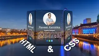 How To Make Profile Page Using | HTML & CSS
