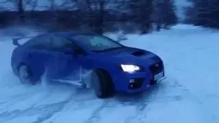 Subaru WRX STI 2016 road test, slow motion