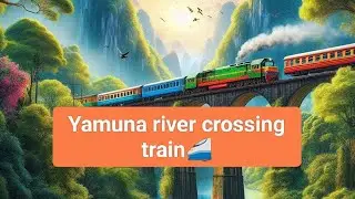 Yamuna Betwa river confluence bridge| #river #railway #bridge