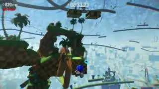 Sonic Frontiers Cyberspace 3-1 Speedrun 00:40.79