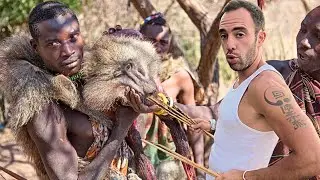 We went monkey hunting with the Hadza Tribe! (The Forbidden Plant Opens Its Eyes) 🇹🇿