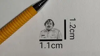 Miniature Drawing Of Daroga Happu Singh 😂😂