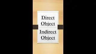 Direct Object And Indirect Object| English Grammar