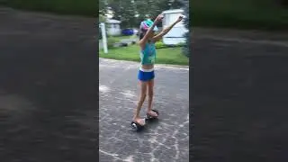 Little girl breaks her legs on hoverboard
