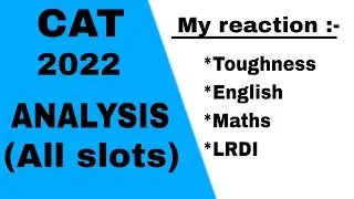CAT 2022 My reaction and review 