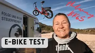 Zeit für ein E-Bike | Ich teste das BK6S der Marke Hitway #vanlifetravelvlog #ebikes