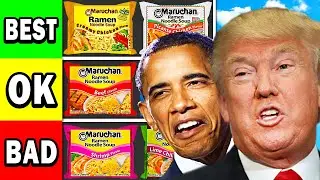 Presidents Rank Ramen Flavors!