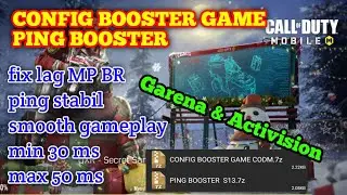 CONFIG BOOSTER GAME CODM||CONFIG FIX LAG CODM