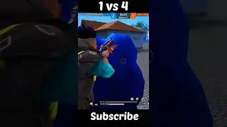1VS4🤯 UMP God Or Wot?🔥🔥😱 better than raistar 🥵🥵 impossible gameplay 😱😱#freefire #custom #short