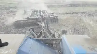 Дисковка стерни озимой пшеницы