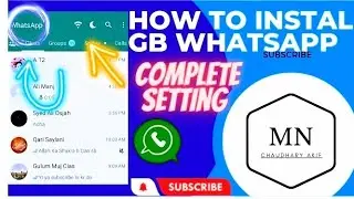 How to install GBWhatsapp   جی بی واٹس ایپ کو انسٹالکرنےکاطریقf#mnbrands#gbwhatsapp