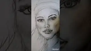 Video tutorial sul disegno , tema il ritratto artistico di  Leonardo Tanda