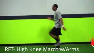 Running Form Technique- High Knee March w/Arms