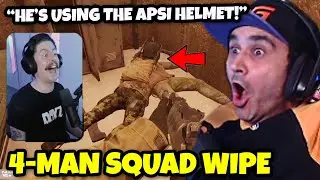 Summit1g Reacts To INSANE 1v4 SQUAD WIPE Using The APSI Helmet & Gets A RARE Double Kill!