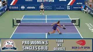 2022 Beer City Open - Women's Singles Gold Medal Match