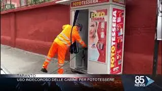 20 Aprile 2020   Taranto   Uso indecoroso delle cabine per fototessere