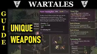 WARTALES - Guide || UNIQUE Weapons --- pre Gosenberg update!