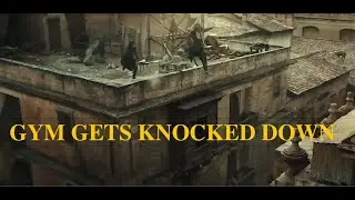 Damien Walters's gym is getting knocked down.