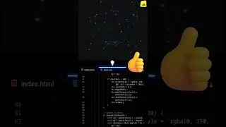 ✨ Interactive Particle Network Animation using JavaScript | Mind-Blowing Effect! | DevZiaul 