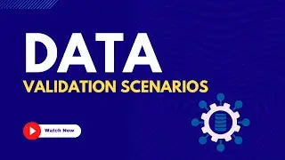 Data Validation Scenarios