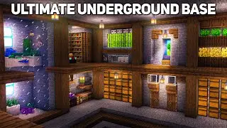 Minecraft: Ultimate Underground Base Tutorial (how to build)