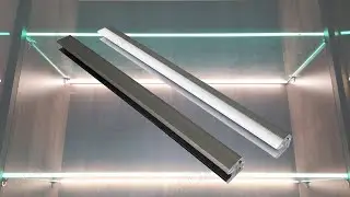 Cinakira New Welding-free Glass Shelf Lamp 8mm LED Cabinet Layer Light Glass Shelf Splint Clip lamp