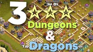 Clash Of Clans - Dungeons & [Clash of] Dragons 3 Star